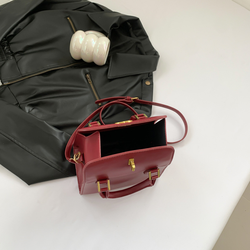 Francia nicho bolso de mano bolso de mujer 2024 nuevo estilo estilo estilo estilo bolso de hombro retro bolso de mochila cuadrado