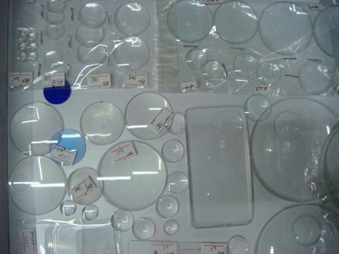 压克力放大镜片 树脂镜片 工艺玻璃 箱包配件凸镜凸透镜缩小镜