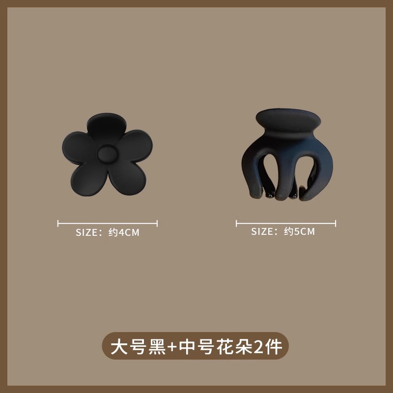 Cabeza de bola pequeña abrazadera de agarre de cola de caballo fija artefacto de calabaza abrazadera de cabello anti-colapso bandeja abrazadera de cabello