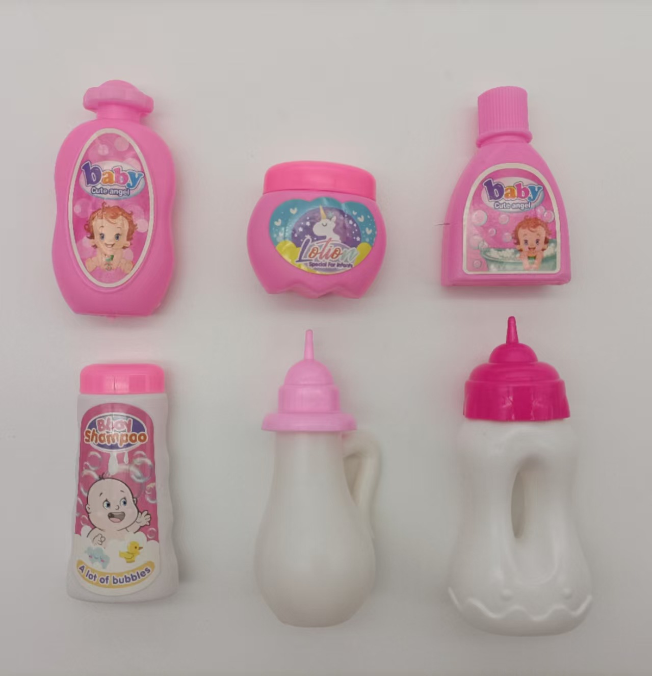 Muñeca Accesorios para muñecas Joyas para niñas Baño de bebé Juguetes para jugar a la casa Carrito de compras