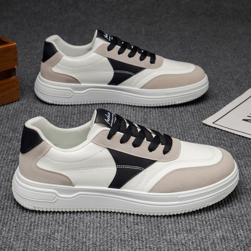 2025 zapatos de hombre de verano nuevos deportes casuales de moda coreana versátil nicho suave zapatos de skate de altura baja para hombres