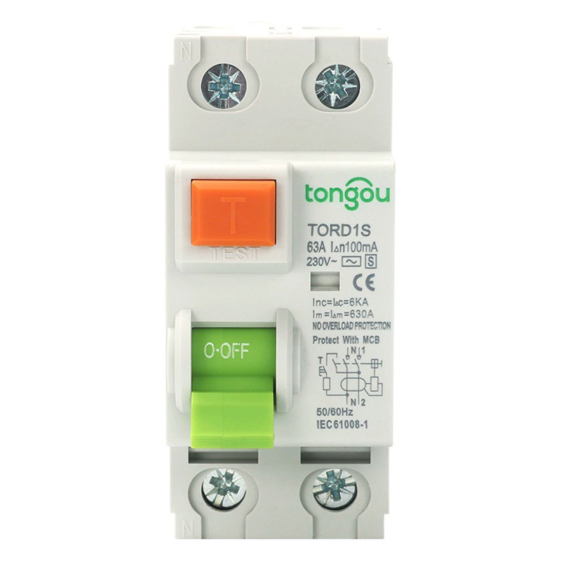 Тип S-типа задержки утечки Защита выключатель утечки 2P63A Переключатель защиты от утечки RCCB трансграничный