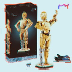 レゴ スター・ウォーズ グーグと浮遊ベビーカー ロボット C3PO 教育用組み立てブロックおもちゃと互換性があります。
