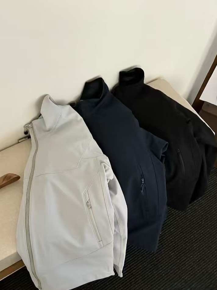 Bird Family Mame Style GAMMA Jacket Chaqueta de cuello alto de caparazón suave impermeable y a prueba de viento LOGO