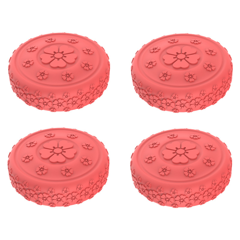 Caster shoesスーツケースホイールシリコン保護カバー耐摩耗性全包スーツケースホイールシリコン保護カバー