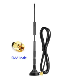 2.4g/5g/5.8g dual band suction cup antenna omnidirectional high gain wifi bluetooth wireless network card router SMA