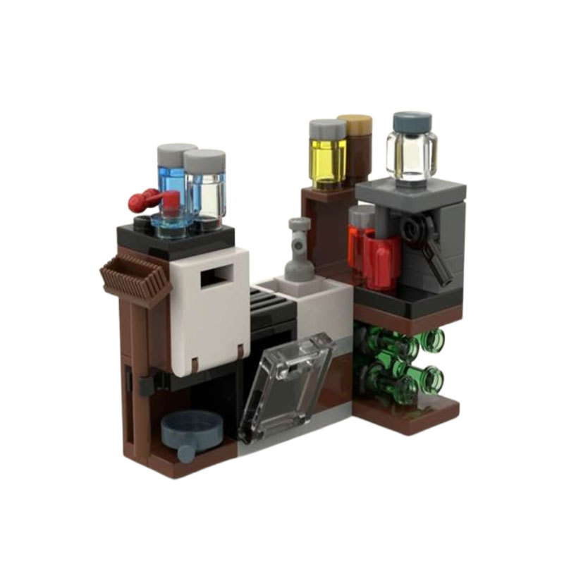 Klemmbaustein Küchenmöbel Modell Moc-35258 Bausatz Für Kinder_voghion.com