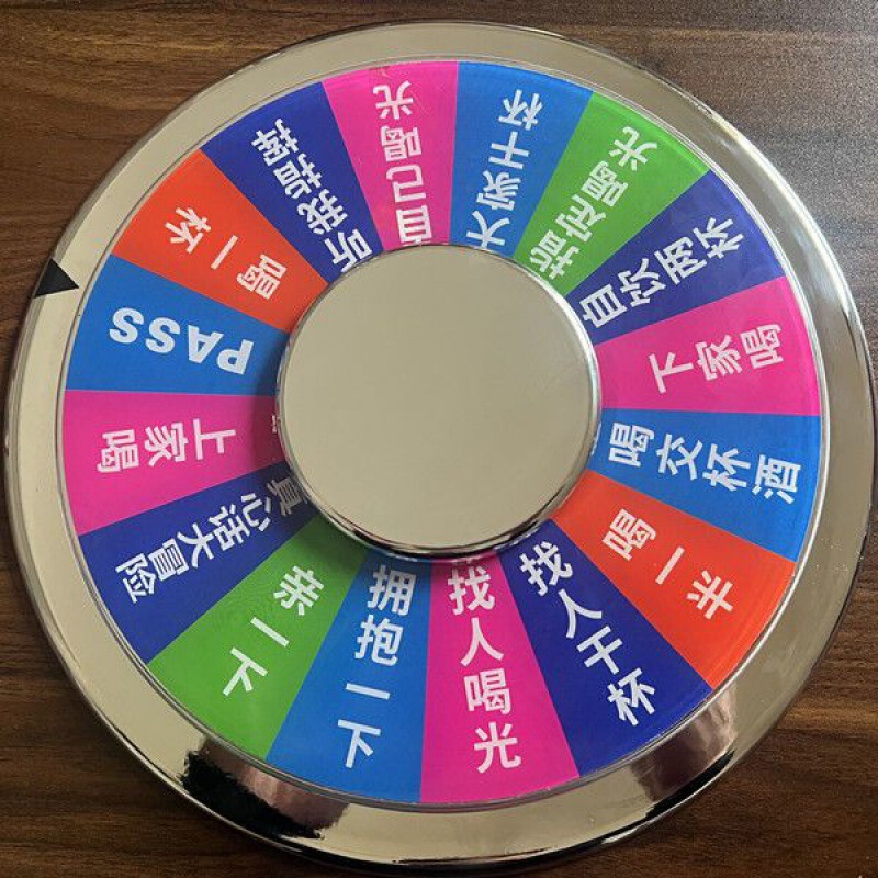 俄罗斯喝酒转盘游戏酒令娱乐轮盘道具酒吧用品ktv助兴玩具聚会玩|undefined