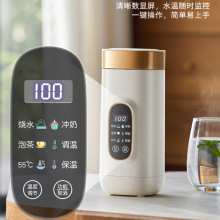 电热水杯小型加热杯烧水壶不锈钢保温杯出差便携旅行烧水杯电煮杯