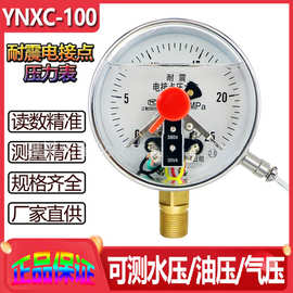 【大成】磁助式电接点压力表YNXC-100径向耐震电接点压力表60MPA