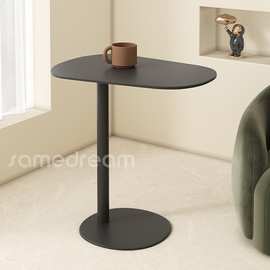 极简茶几侘寂风沙发边几小户型边桌咖啡桌移动现代简约铁艺小桌子