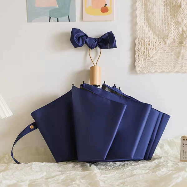 Navy blue (solid wood handle)