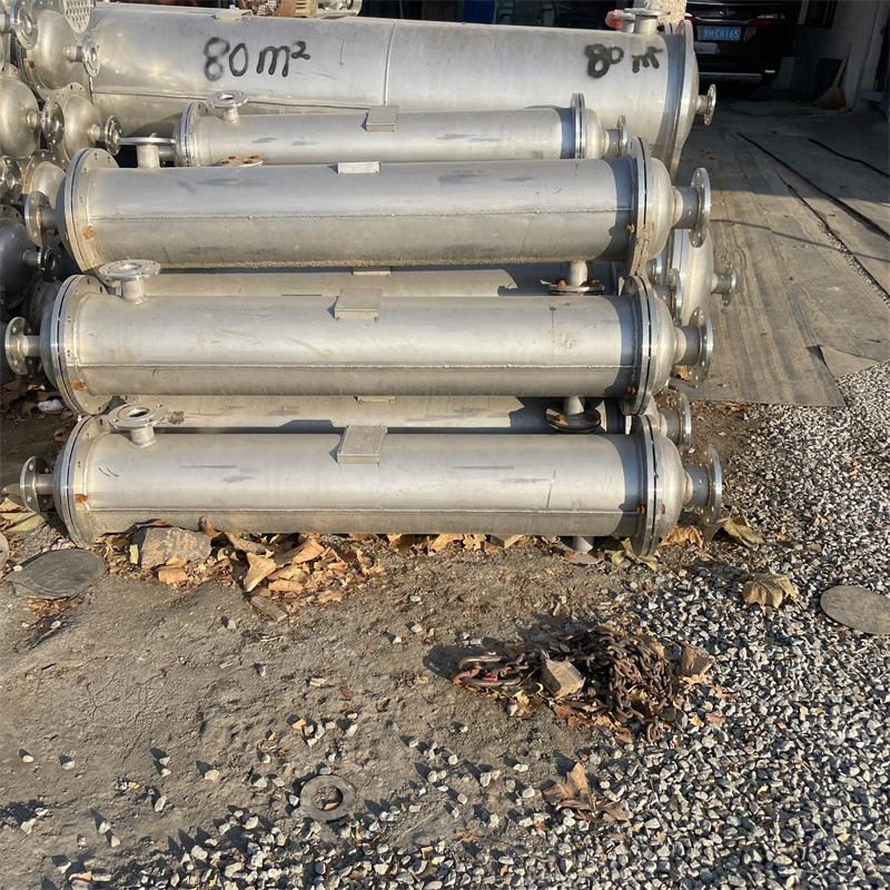 处理二手列管式换热器 化工食品冷却换热设备 不锈钢冷凝器