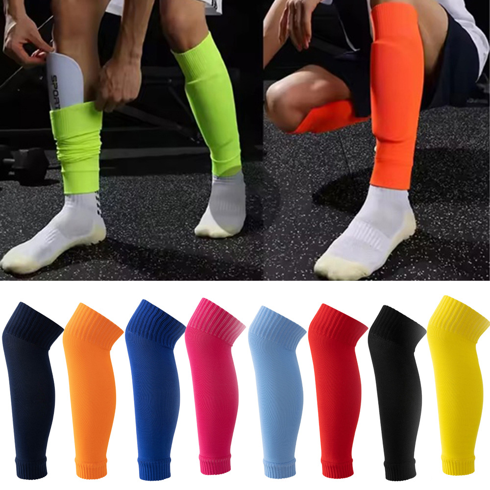 Cross-Border Sports Leg Sleeves, Leg Guards, Fixed Socks, Running Fitness Long Tube Leg Sleeves for Men and Women, Youth Leg Guards