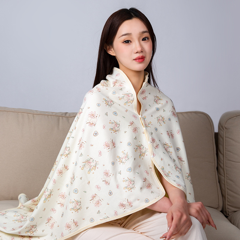 産婦月子ストール妊婦産後授乳防寒肩口マント式多機能オフィスマント|undefined