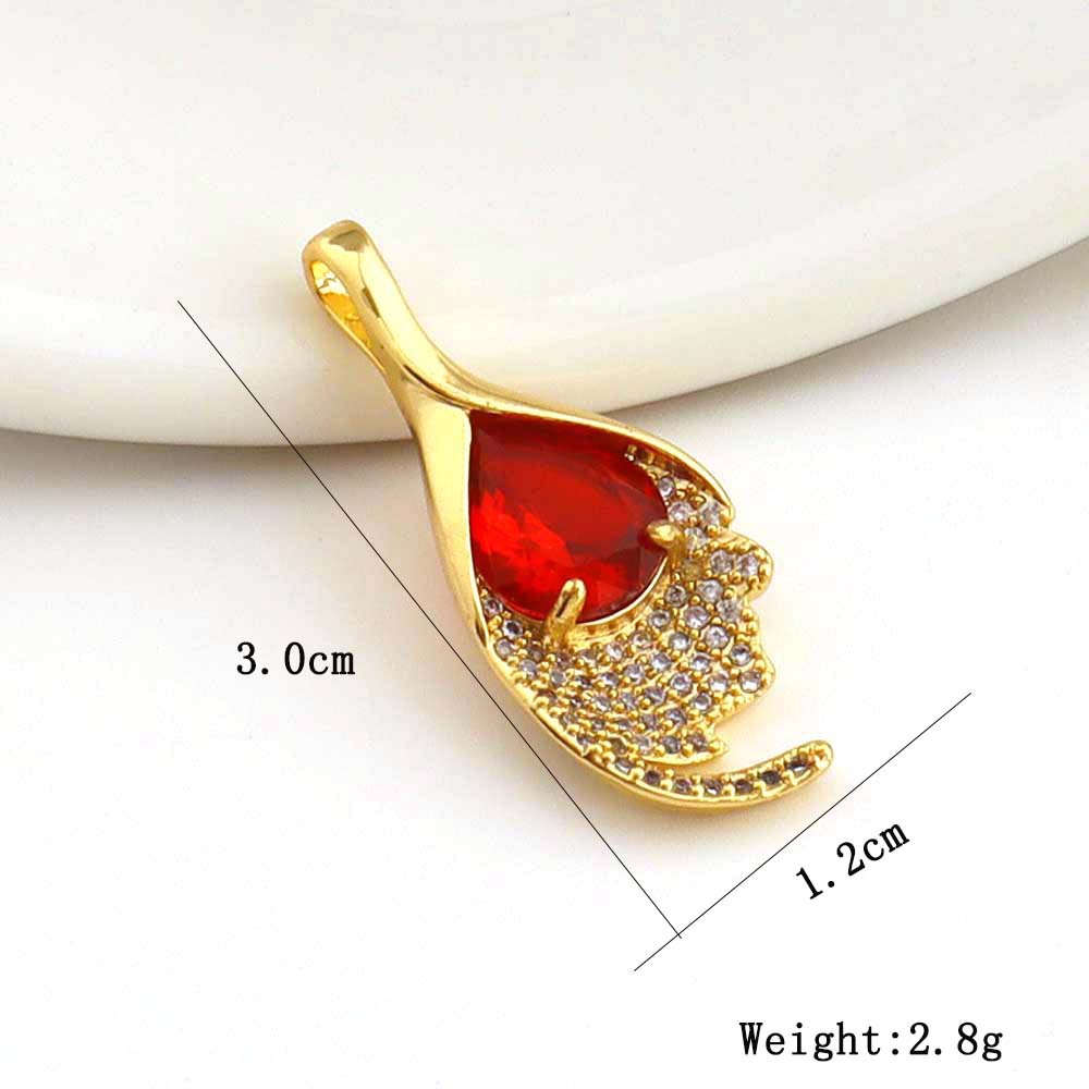3g Weight Pendant Jewelry Making Type DIY Jewelry Accessories Classification 1 Piece Quantity Copper Material Heart Shape Pattern All Seasons Season Plating Design Vintage Style, Classic Style Style 1 Piece Copper Heart Shape Pendant 3