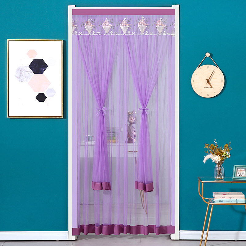 Anti-Mosquito Door Curtain, Self-Adhesive Double-Door Room Divider Curtain, Gauze Door Curtain, Door Curtain for All Seasons Anti-Mosquito Door Curtain, Self-Adhesive Double-Door Room Divider Curtain, Gauze Door Curtain, Door Curtain for All Seasons