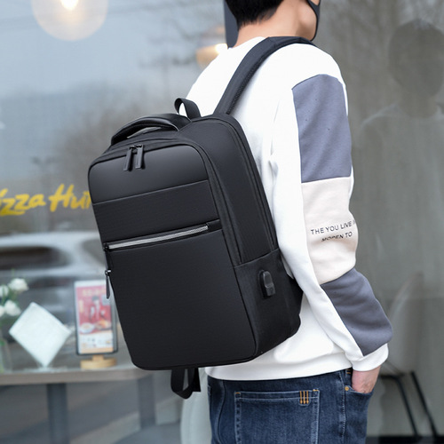 Oxford fabric crossbody bag, business casual large capacity laptop backpack simple crossbody bag