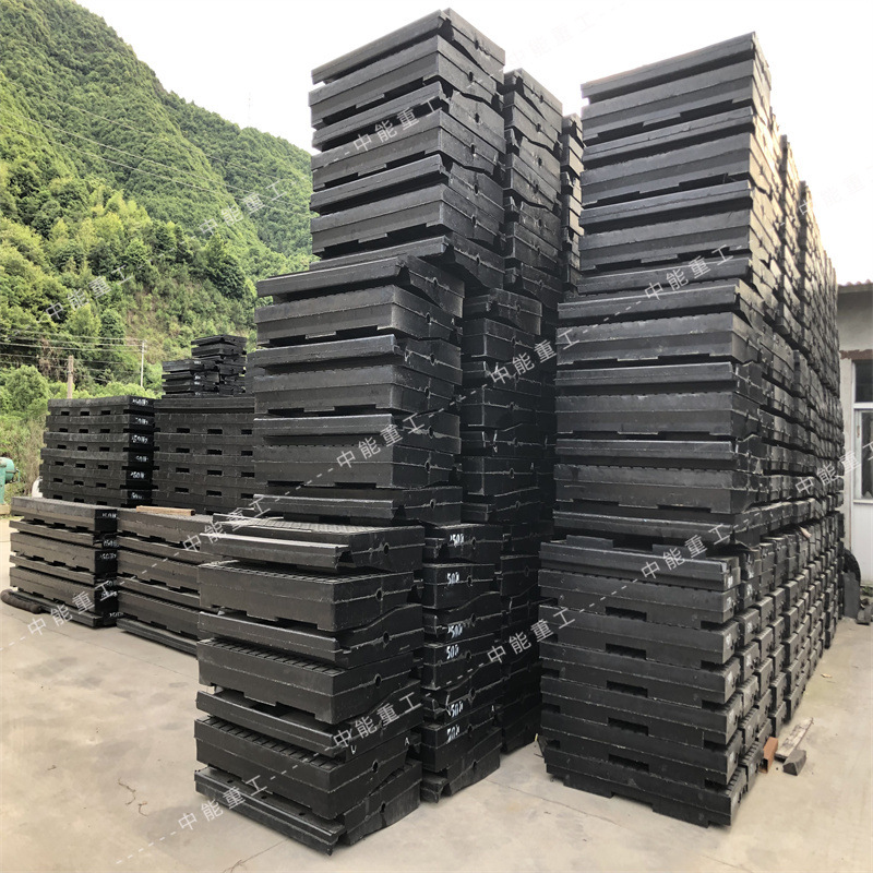 中能 新型铁路道口板 橡胶道口板 增强型道口板 抗压轨道 道口板