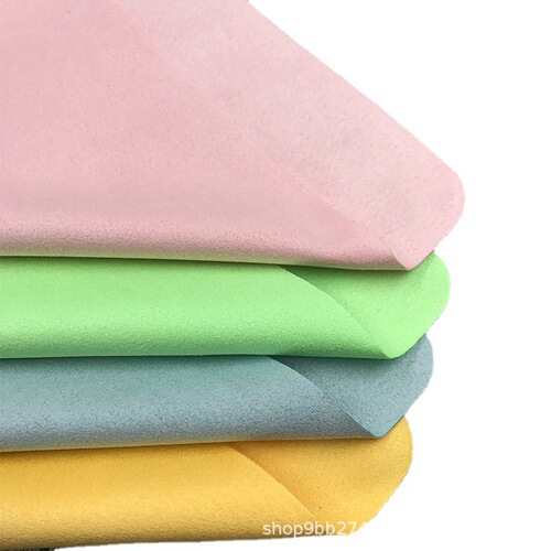 Manufacturer wholesale customized island silk suede glasses cloth mobile phone jewelry cleaning cloth imitation leather cloth