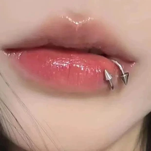 (Cross-border trading), silver lip piercing stainless steel, Amazon