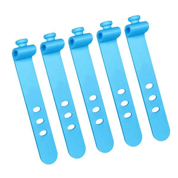 73mm three-hole silicone data cable tie winder wire digital storage…