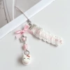 Fuchsia pendant, floral print