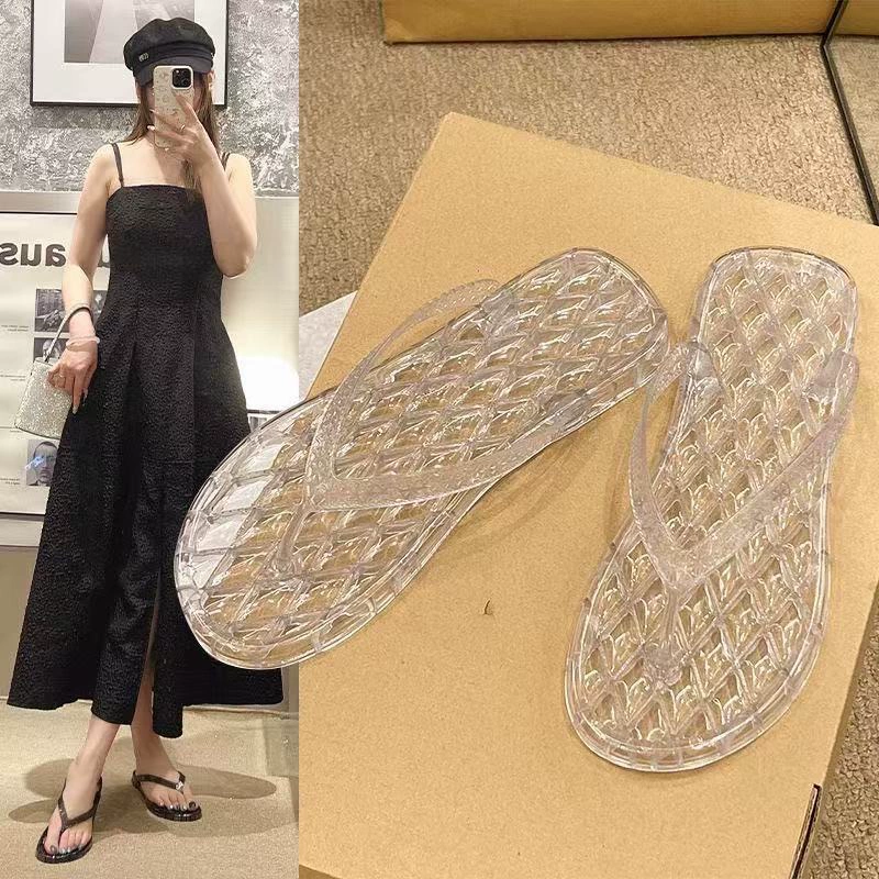 Женские шлепанцы Goddess, летние интернет-знаменитости, мягкие, легкие и удобные с массажной подошвой, прозрачный верх, универсальные, дезодорирующие и противоскользящие.