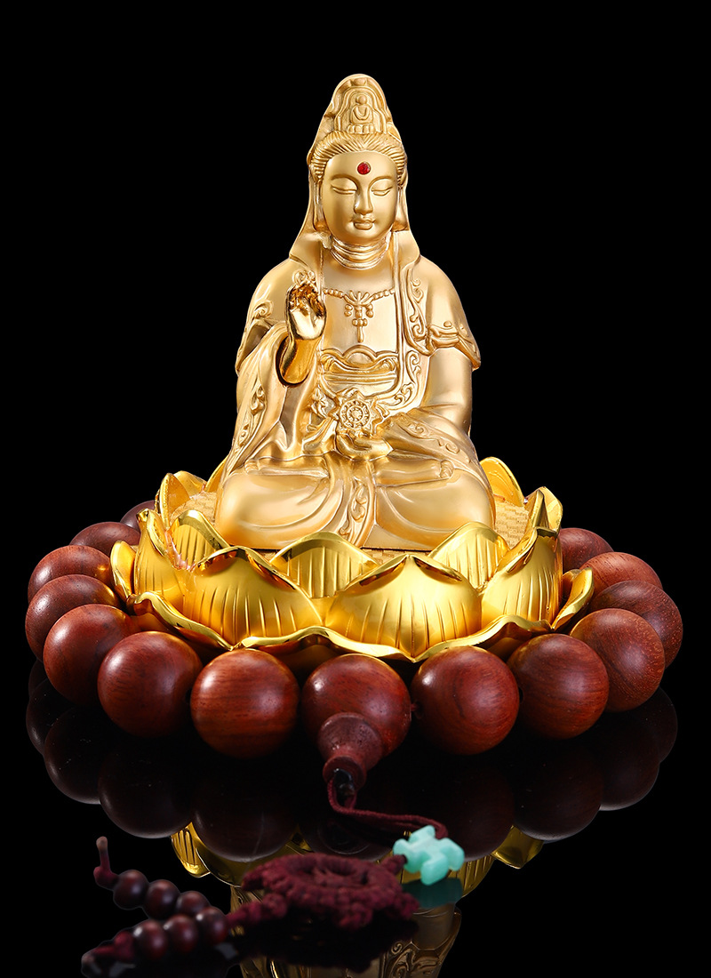 Car ornaments thousand hands Guanyin car accessories perfume center console perfume holder Buddha statue men's car car accessories