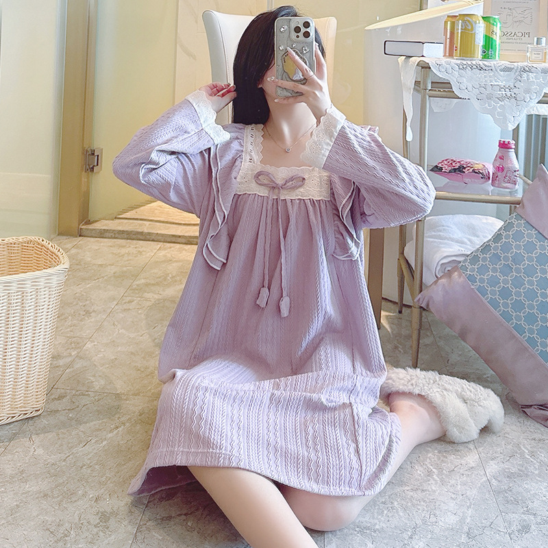 Long Sleeve Nightgown 2