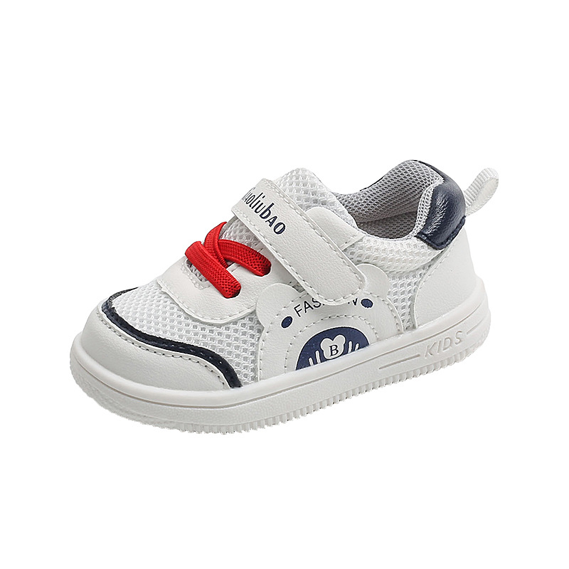 Otoño nuevo estilo femenino bebé zapatos casuales zapatos de niño suela suave transpirable para bebés pequeños zapatos deportivos para niños pequeños