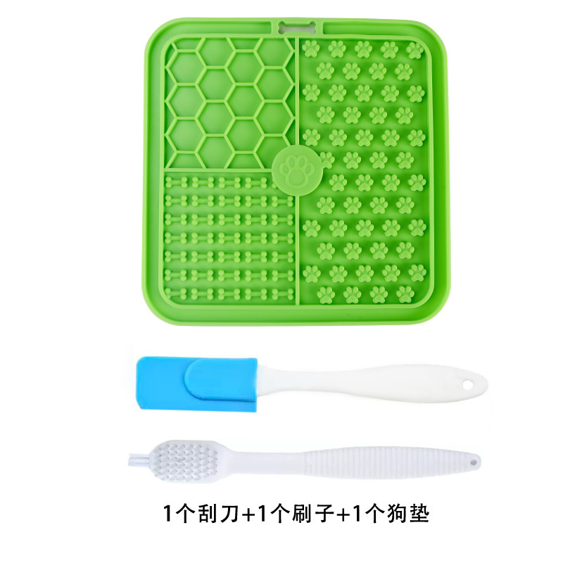 卸売シリコン製ペット用スローフードマット、犬用窒息防止スローフードマット、猫用知育用漏れ防止フードマット、滑り止め、噛みつき防止、簡単使用|undefined