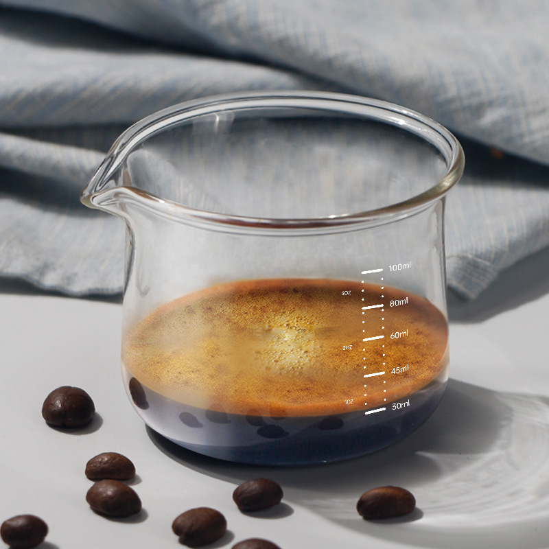 Vaso para Espresso, Taza Medidora de Extracción, Taza Pequeña para Leche, Vaso para Espresso