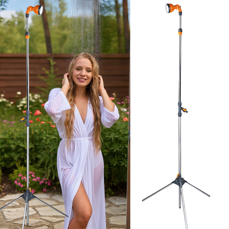 Portable Tripod Outdoor Shower 180 ° Adjustable Shower Head for Swimming Pool, Beach, Camping, and Bathing. Portable Tripod Outdoor Shower 180 ° Adjustable Shower Head for Swimming Pool, Beach, Camping, and Bathing.