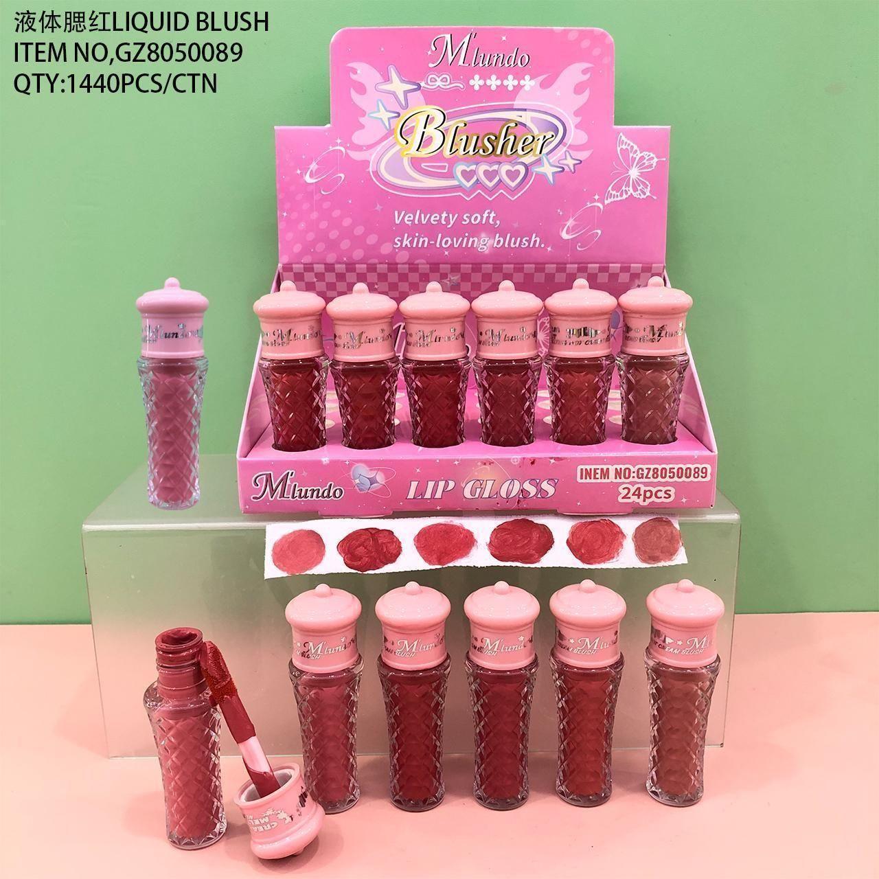 Nuevo Mlundo seis colores de alto brillo concelador blush sequinilla decolor óleo labial invisible barra de concelador maquillaje al por mayor