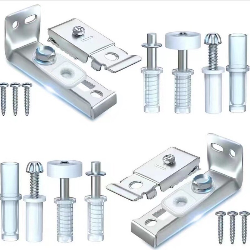 Set A25139 Jiangsu Jiangyin Double Foldableing Door Hinge Double Foldableing Door Metal Top Pivot Hardware Package