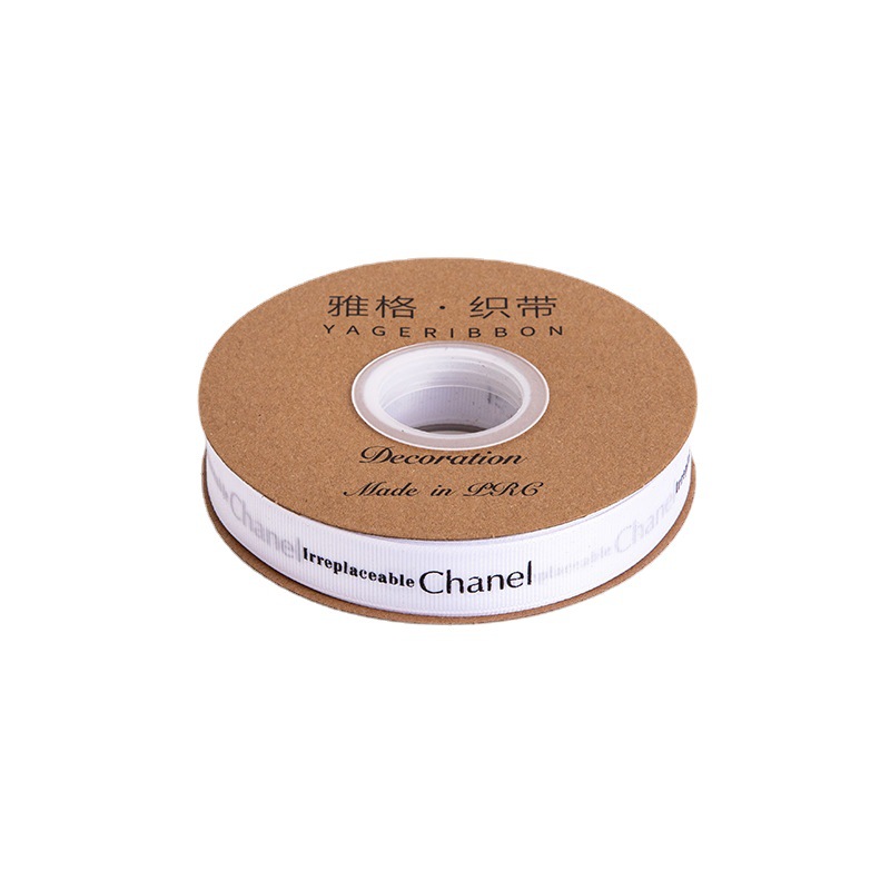 Xiaoxiangfeng 2.0cm cinta roscada en inglés 35 yardas flor regalo decoración con ramo cinta de embalaje pastel