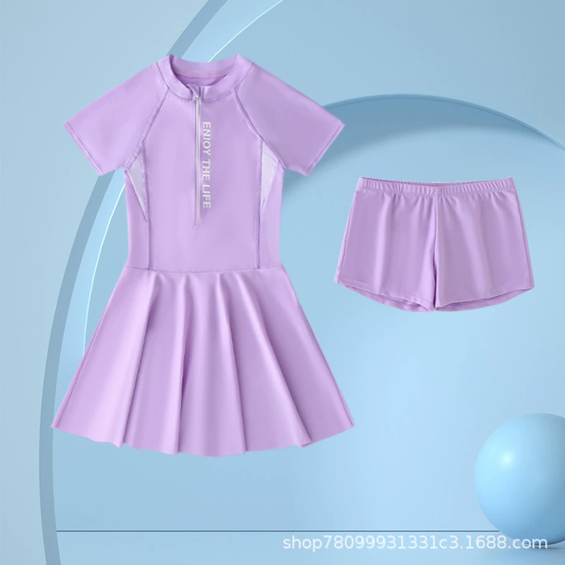 Модный детский купальник, для подростков, западный стиль, 12 лет