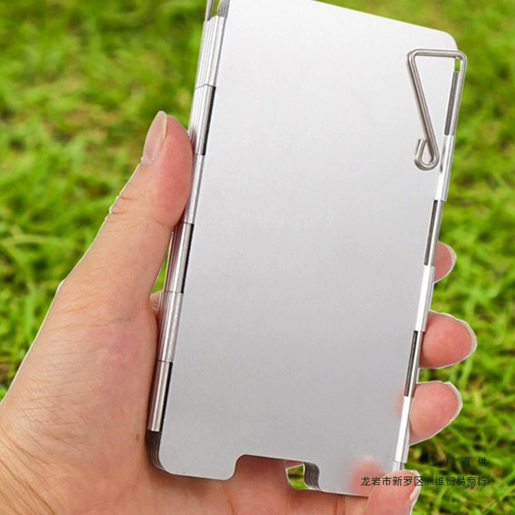 Утолщенная складная кассетная плита для кемпинга на открытом воздухе, ветрозащитная плита, горелка, газовая плита, ветрозащитная крышка, полевая спиртовая плита, ветрозащитная крышка