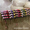 Children's hair accessory, cute headband from pearl, hairpins, South Korea, flowered