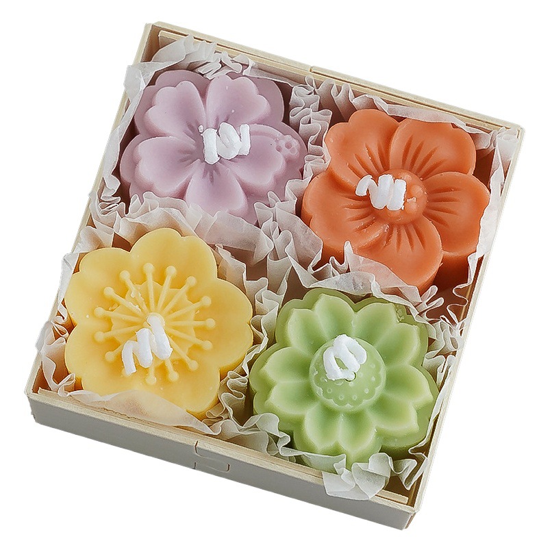 Vela de simulación Regalo de aromaterapia Fragancia Acompañante Festival del Medio Otoño Regalo de cumpleaños creativo Pastel de luna Vela de aromaterapia al por mayor