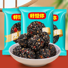 好想你红枣黑芝麻丸芝麻养生丸熬夜小吃零食中式糕点年货批发零食