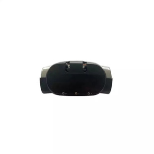 Black Luggage Lock, Travel Luggage Lock, 2-Piece Set, Trolley Luggage Pc Unisex Crab Lock, Waterproof Lock