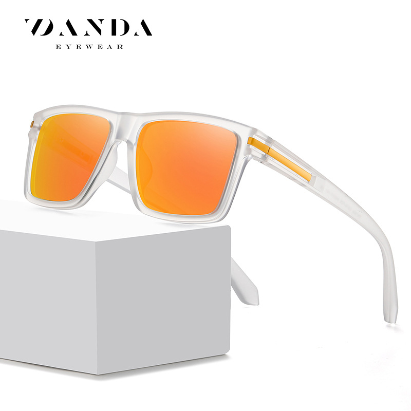 Nuevas gafas de sol polarizadas transfronterizas de color casual clásico europeo y americano gafas de sol de conducción de los hombres gafas de sol de conducción al por mayor