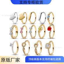 �˼Ҷ���S925���y�¿��S��ɫ�����ͺ����Y�Gɫ�ʹ�õ�廨��ָָ�h