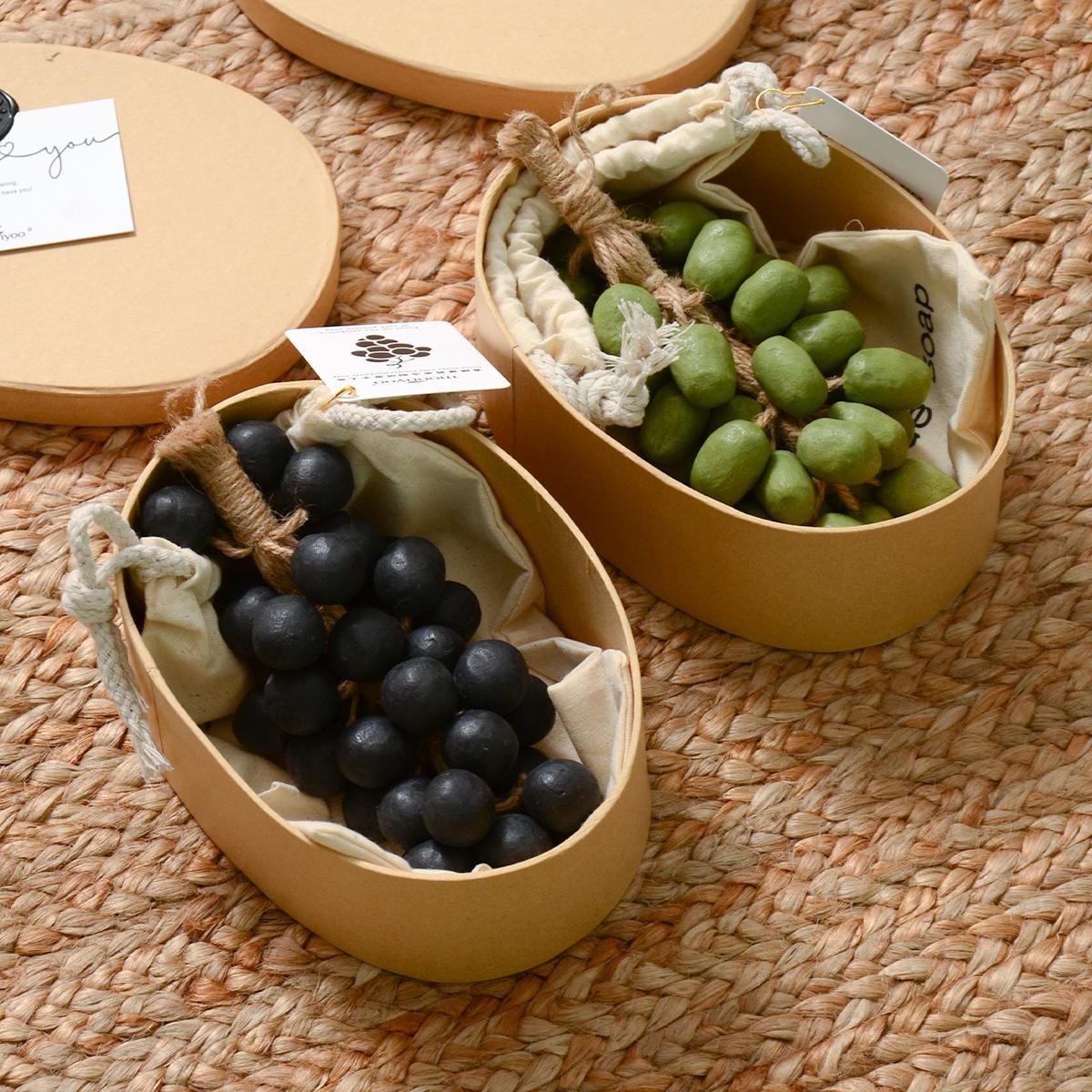 Caja de regalo Jabón de uva Caja de regalo de jabón hecho a mano Caja de regalo de cumpleaños Caja de regalo de mano Caja de regalo de jabón pequeña Caja de regalo hecha a mano