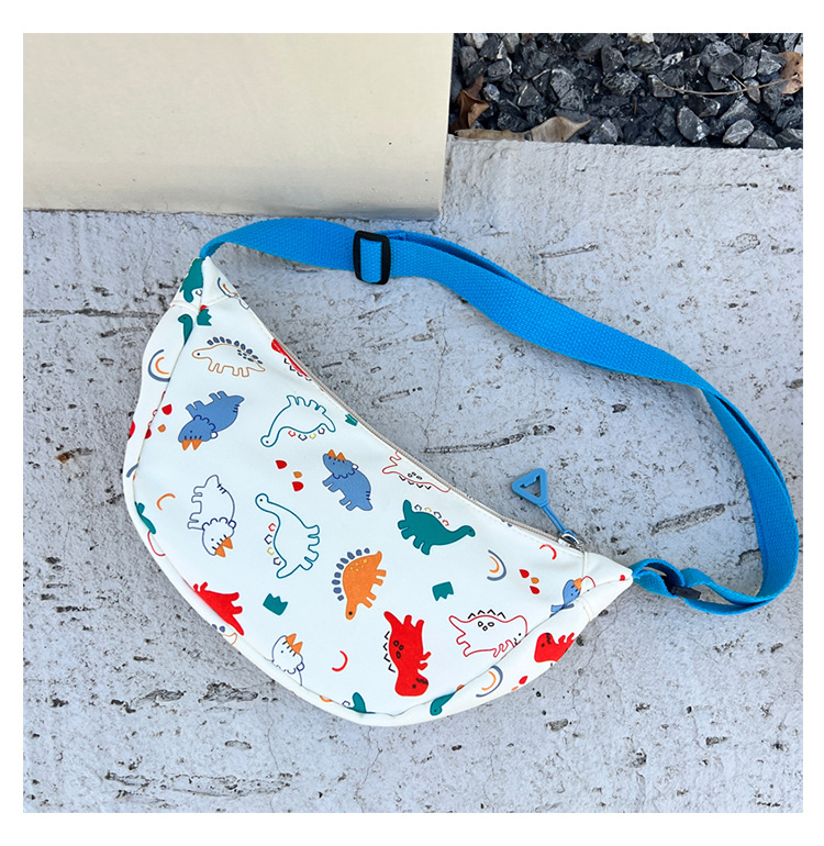 Kid'S Small Cotton Dinosaur Cute Dumpling Shape Zipper Fanny Pack display picture 20