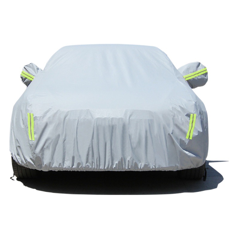 En stock cubierta del coche cubierta completa cuatro estaciones universal engrosada algodón impermeable a prueba de granizo cubierta de protección solar cubierta del coche