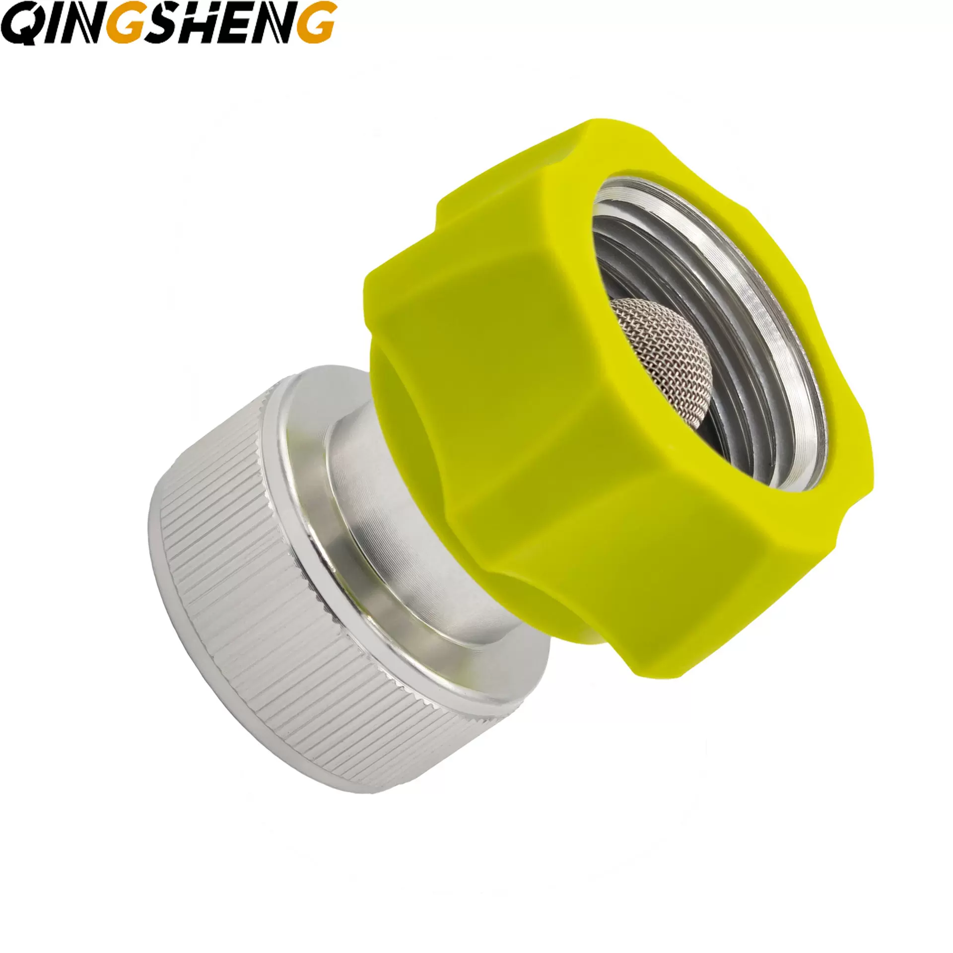 跨境专供3/4英寸清洗机进水接头洗车机进水过滤网铝合金接头批发