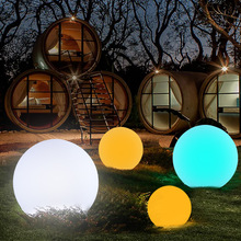 新款太阳能发光圆球灯户外防水led庭院草坪装饰灯景观亮化氛围灯